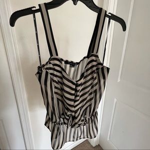 Forever 21 Black & Tan Top